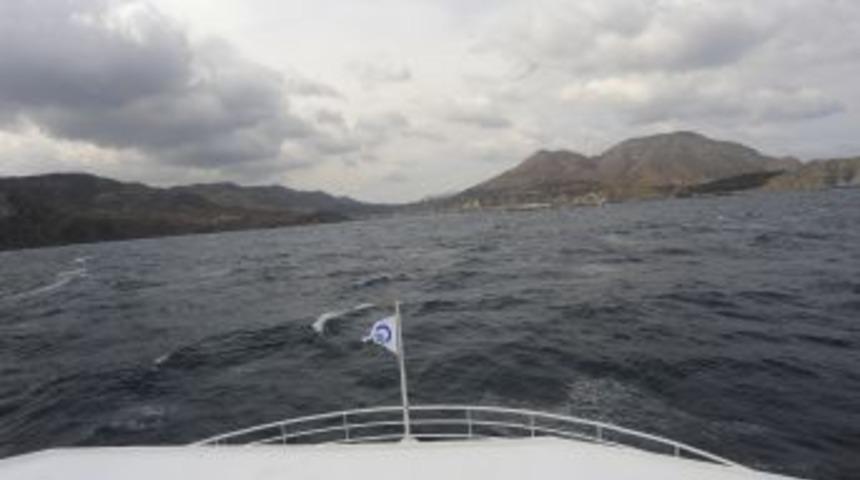 Fırtına sebebiyle Gökçeada feribot seferleri iptal edildi