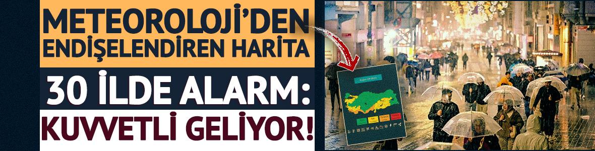 Kuvvetli yağış geliyor... Bakan &Ccedil;ift&ccedil;i duyurdu: 30 ilde alarm verildi!