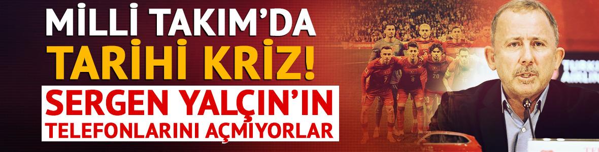 Milli Takım'da tarihi kriz! Oyuncular, Sergen Yal&ccedil;ın'ın telefonlarını a&ccedil;mıyor!