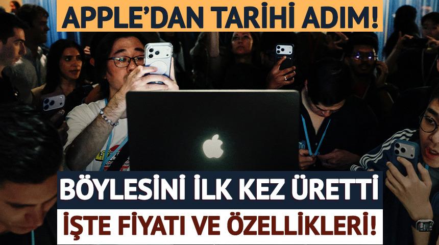Apple'dan tarihi adım! B&ouml;ylesini ilk kez &uuml;retti: İşte fiyatı ve &ouml;zellikleri