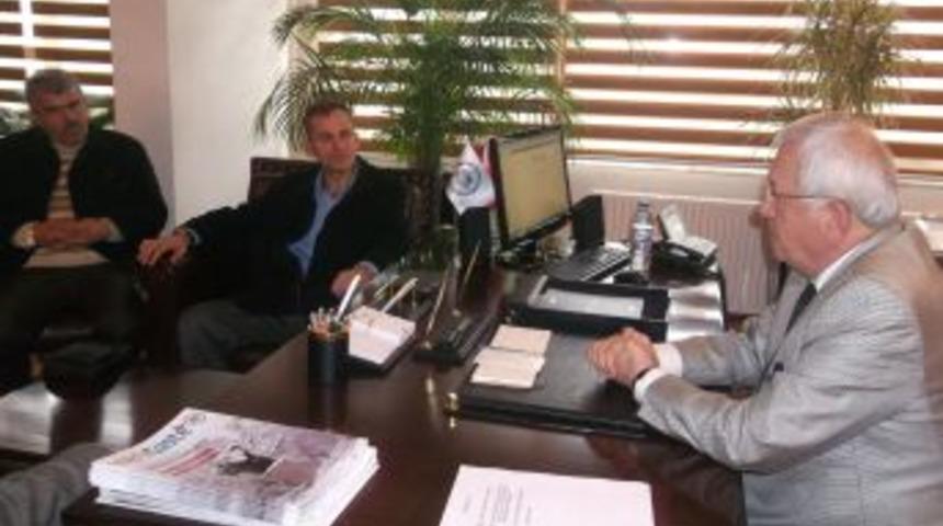 K&Ouml;Y-DER y&ouml;netiminden Posbıyık&rsquo;a nezaket ziyareti