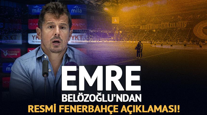 Emre Bel&ouml;zoğlu'ndan resmi Fenerbah&ccedil;e a&ccedil;ıklaması!