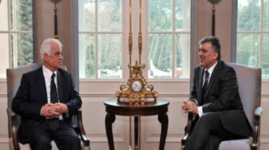 KKTC Cumhurbaşkanı Eroğlu, &Ccedil;ankaya K&ouml;şk&uuml;&rsquo;nde