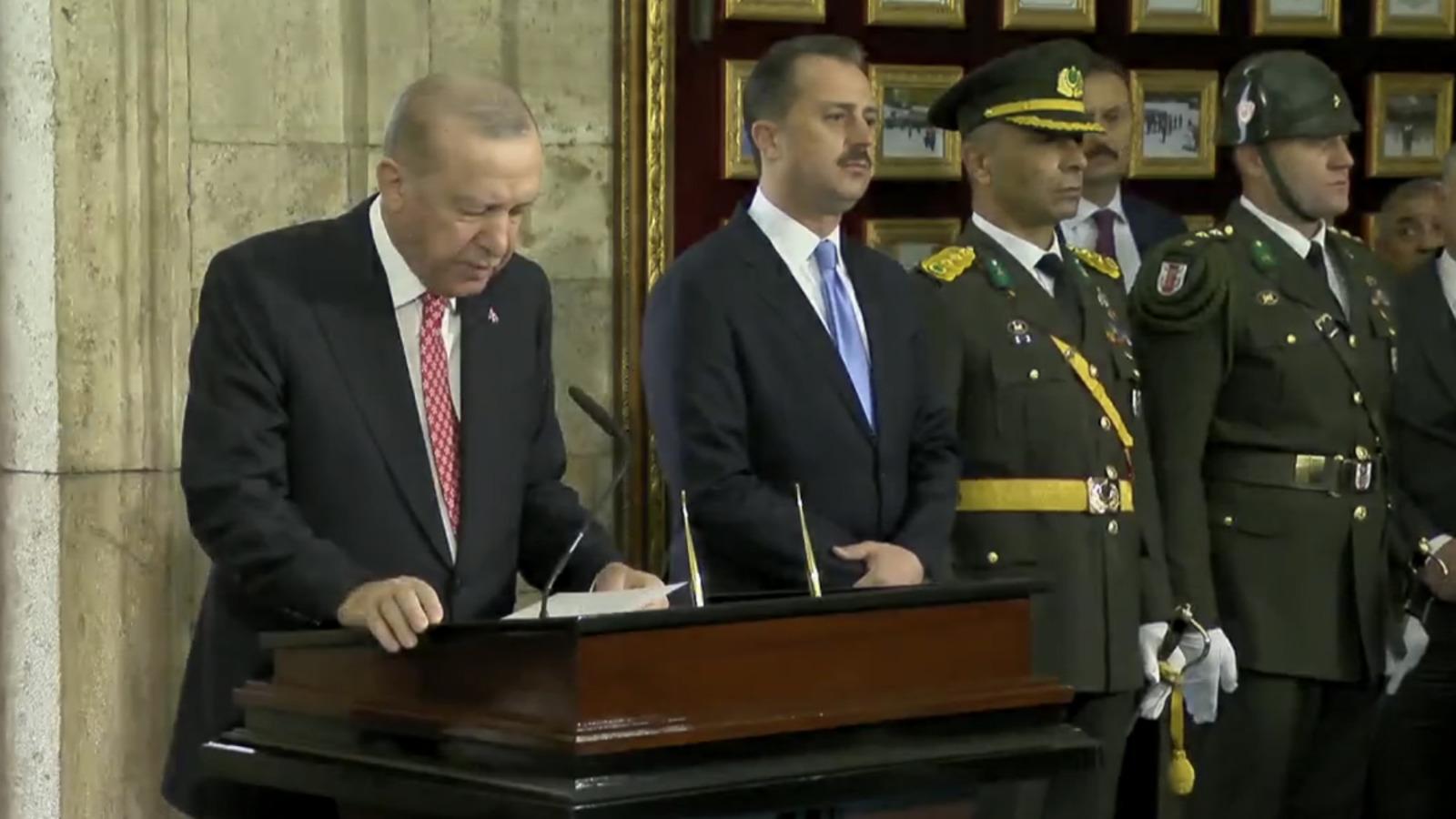 Cumhurbaşkanı Erdoğan'dan Anıtkabir Ziyareti