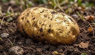Patates sandı, altın k&uuml;l&ccedil;esi &ccedil;ıktı: Topraktan servet fışkırdı!