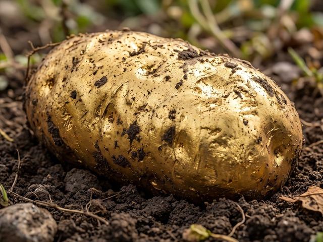 Patates sandı, altın k&uuml;l&ccedil;esi &ccedil;ıktı: Topraktan servet fışkırdı!