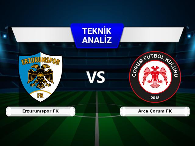 Erzurumspor FK - Arca &Ccedil;orum FK Ma&ccedil;ı &Ouml;ncesi: Sakatlar, Son Durum ve İstatistikler