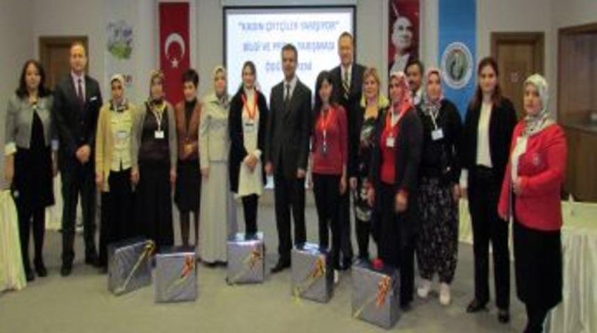 Kadın &ccedil;ift&ccedil;iler bilgi ve projelerini yarıştırdı