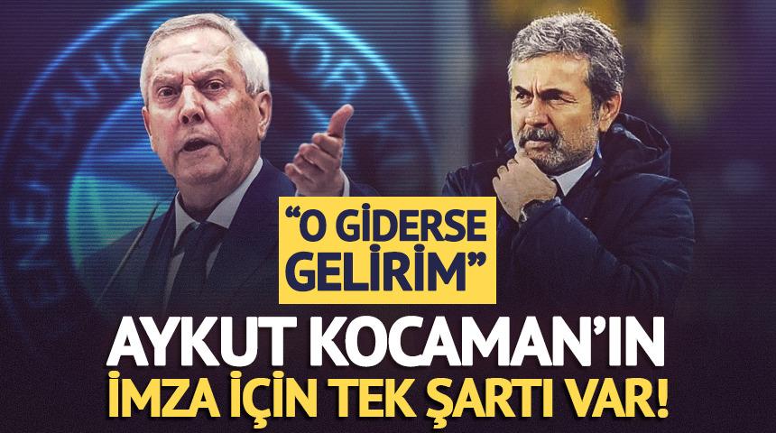 Aykut Kocaman'ın Fenerbah&ccedil;e'ye imzası i&ccedil;in tek şartı var! "O giderse gelirim"
