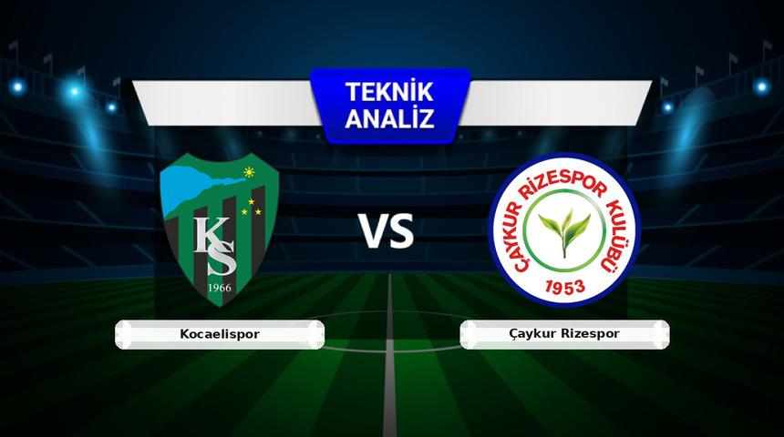 Kocaelispor - &Ccedil;aykur Rizespor Ma&ccedil;ı &Ouml;ncesi: Sakatlar, Son Durum ve İstatistikler