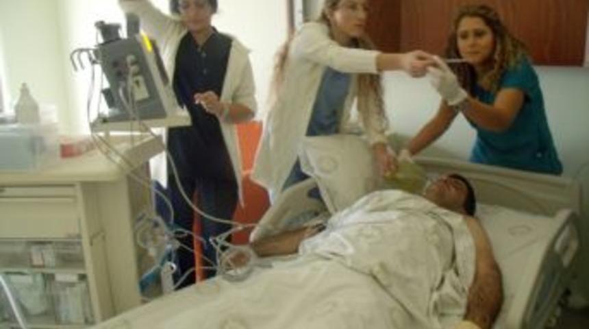 Cizre Devlet Hastanesi&rsquo;nde tatbikat yapıldı