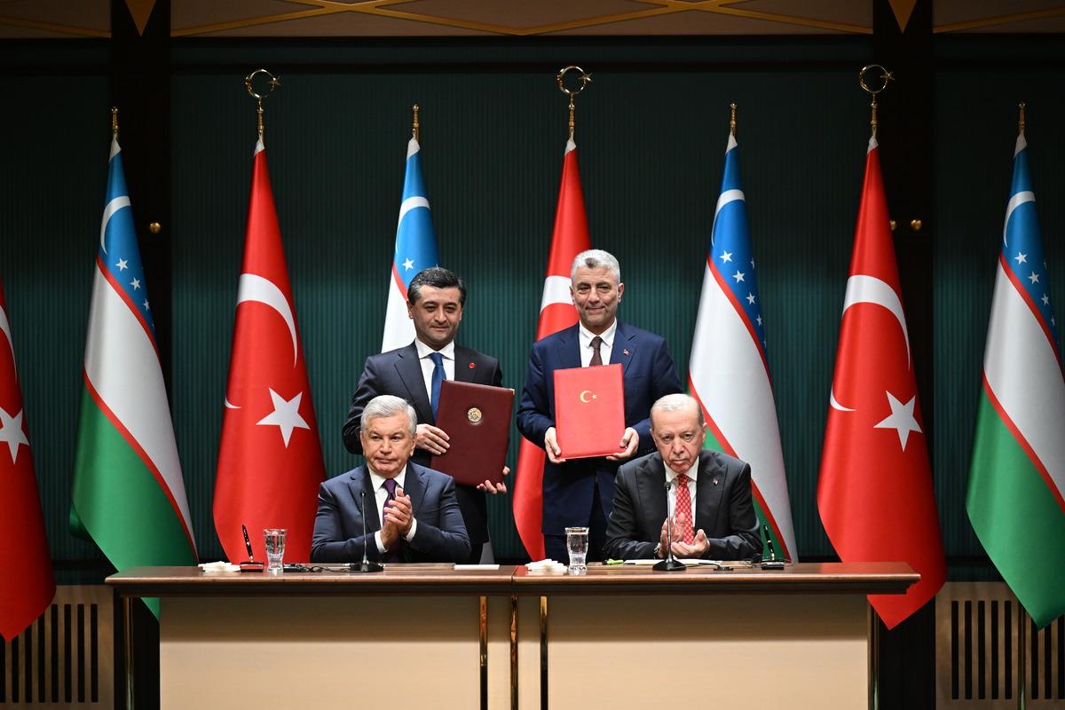 Türkiye ile Özbekistan arasında 5 anlaşma imzalandı 2
