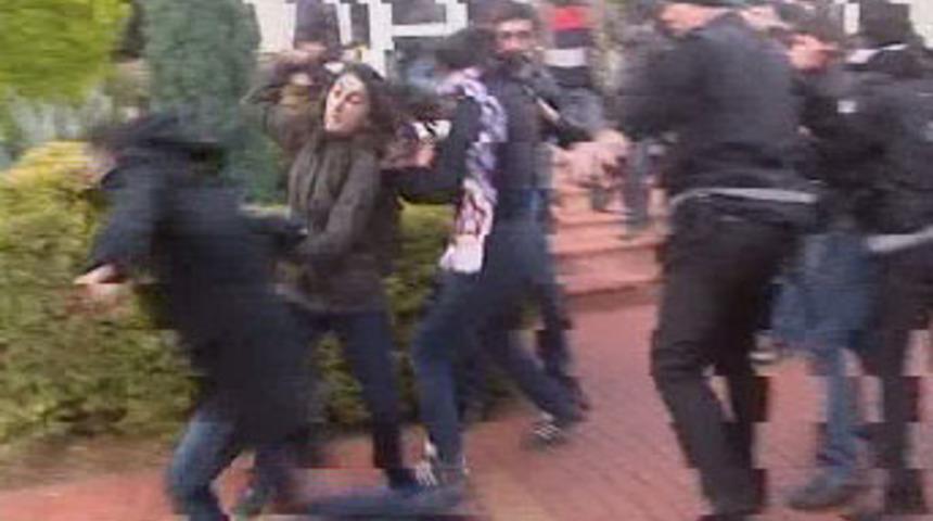 KT&Uuml;'de &ouml;ğrenci kavgası