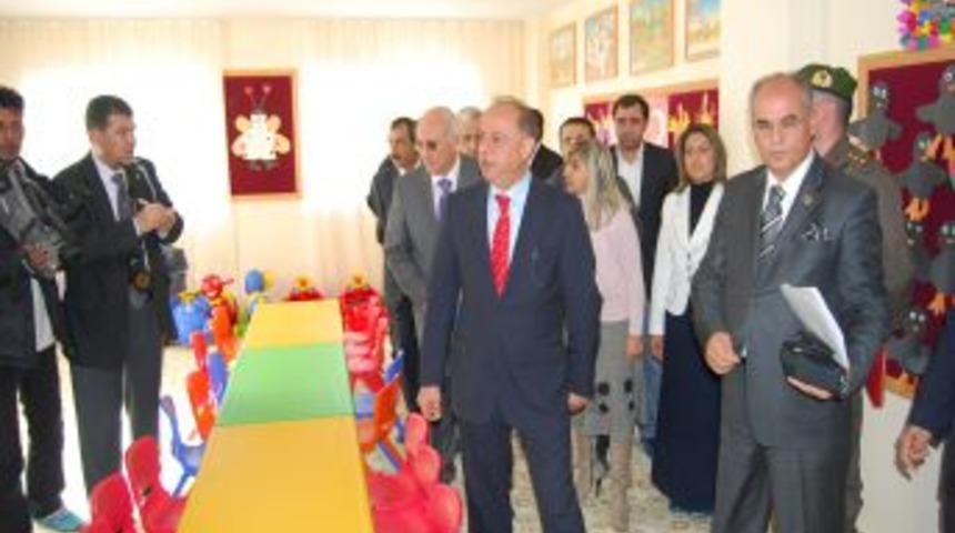 Hayırseverlerin desteği ile yapılan ana sınıfı a&ccedil;ıldı