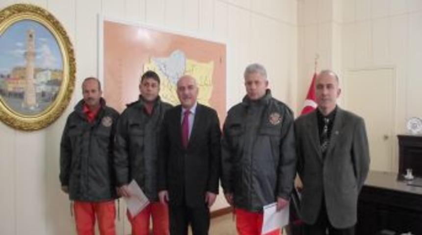 Bayburtlu arama kurtarma ekibine 'başarı belgesi'