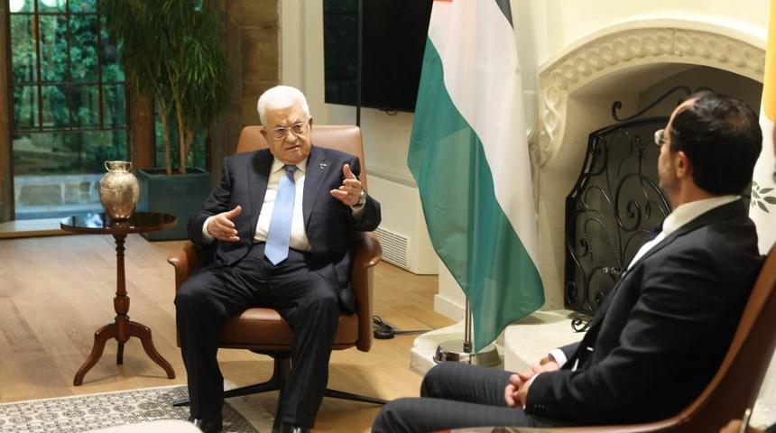 Filistin Devlet Başkanı Abbas: "Yeni bir İsrail hükümetinin kurulmasının ardından diyaloğa başlayabileceğimizi umuyoruz"