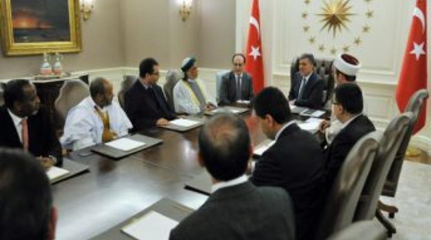 Cumhurbaşkanı G&uuml;l, Afrika M&uuml;sl&uuml;man &uuml;lke dini liderlerini kabul etti