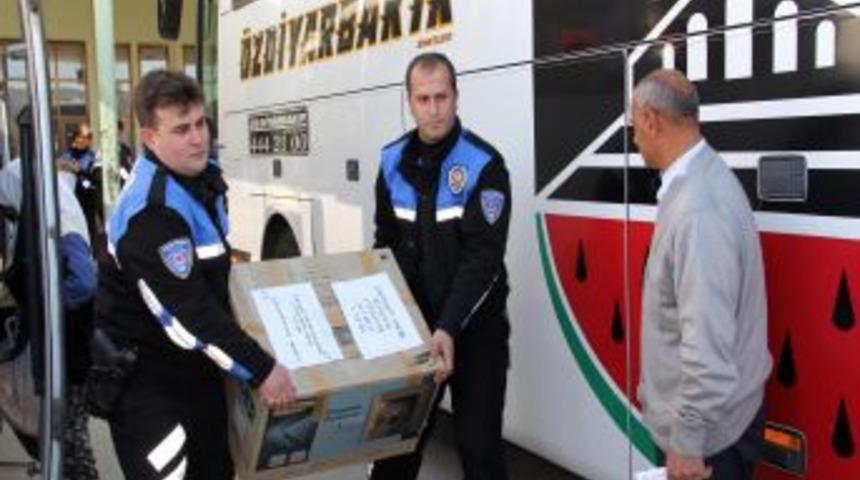 Muğla Toplum Destekli polislerden okullara yardım