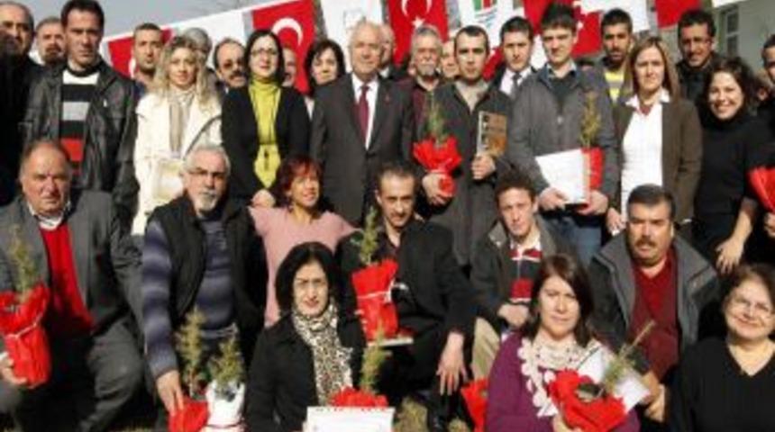 Bah&ccedil;ıvanlık kursunu tamamlayan 45 kişi sertifikalarını aldı