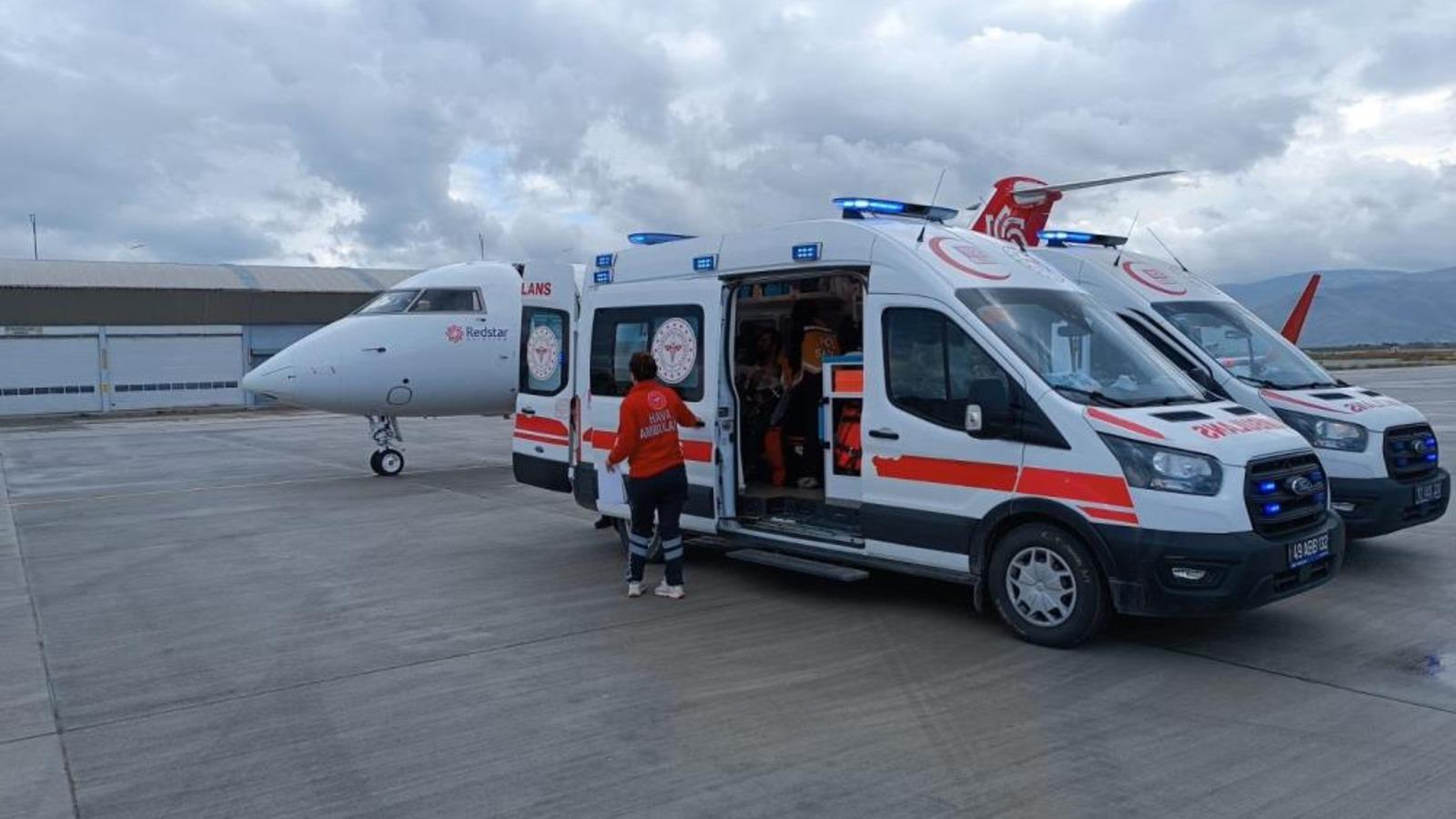 Uçak ambulans, 20 haftalık bebek için havalandı