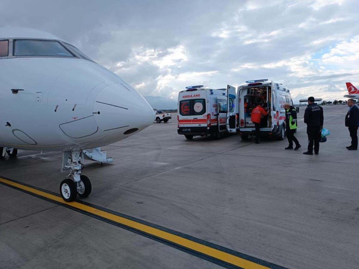 Uçak ambulans, 20 haftalık bebek için havalandı 1
