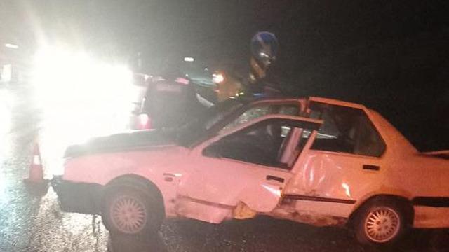Sivas’ta devrilen otomobilin sürücüsü hayatını kaybetti