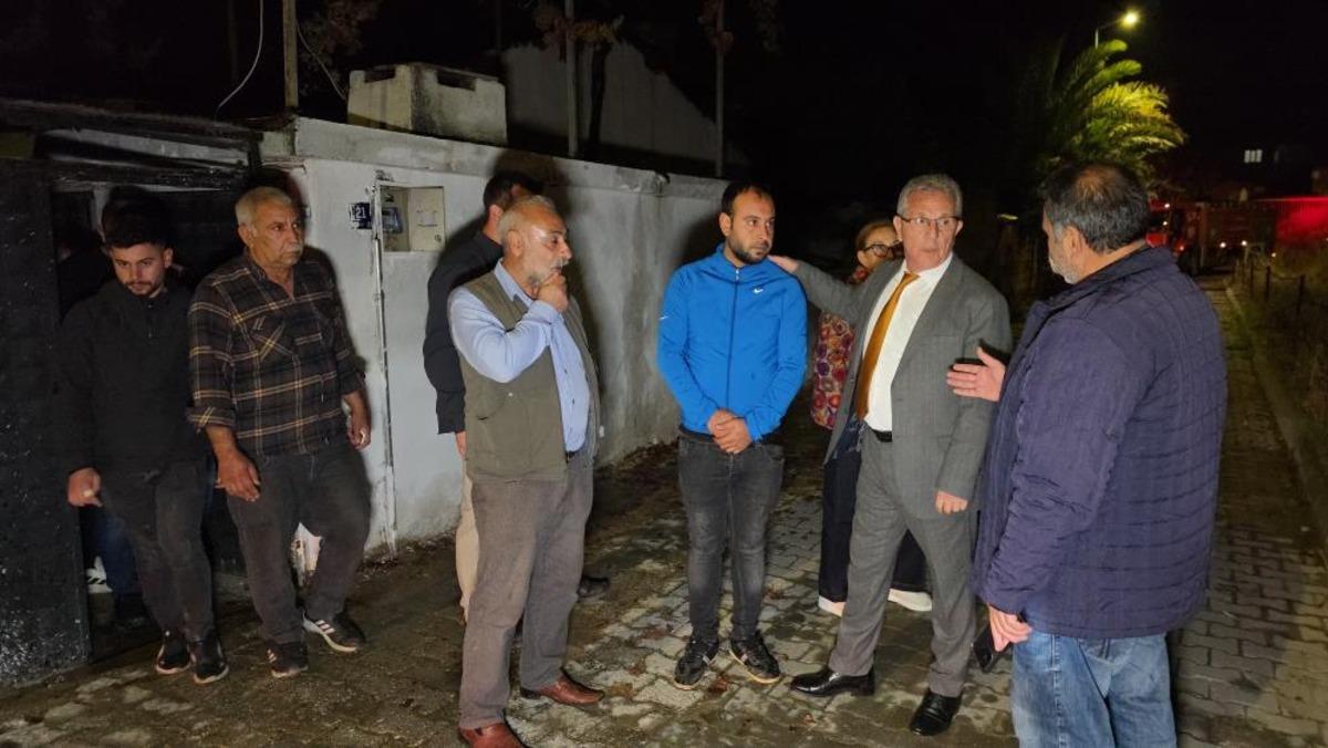 Yangında ev kül oldu, 4 kişilik aile zor kurtuldu 3