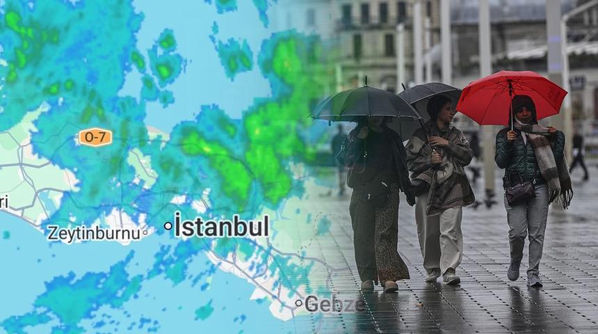 İstanbul i&ccedil;in bir haftalık kritik uyarı! Radar g&ouml;r&uuml;nt&uuml;lerinde yeni yağış dalgası