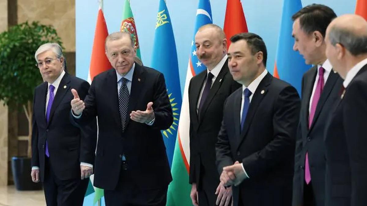 Ankara da kritik TDT Zirvesi... Cumhurbaşkanı Erdoğan: "21 inci yüzyıl  Türk Dünyası Yüzyılı  olacak" 1
