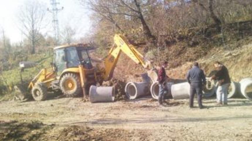 Samsun Ordubaşı Köyü yolu ulaşıma hazır