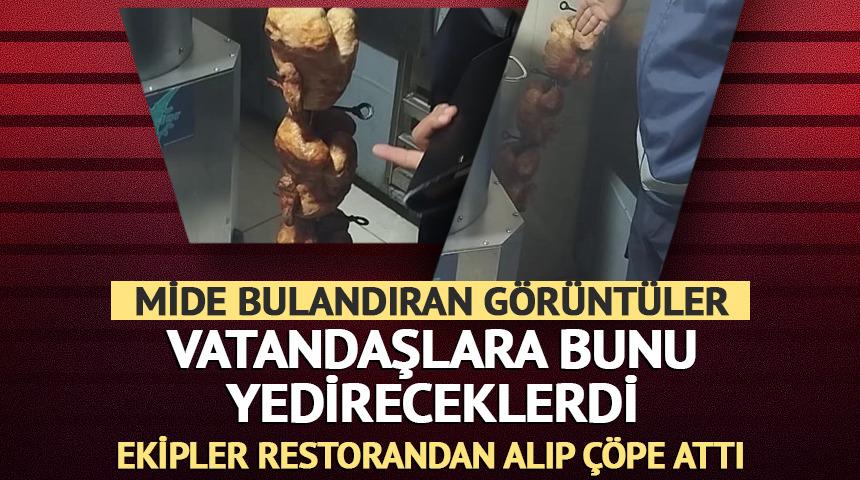Hatay'da mide bulandıran olay! Bozuk tavukları vatandaşa yedirecekti... Ekipler doğrudan &ccedil;&ouml;pe attı