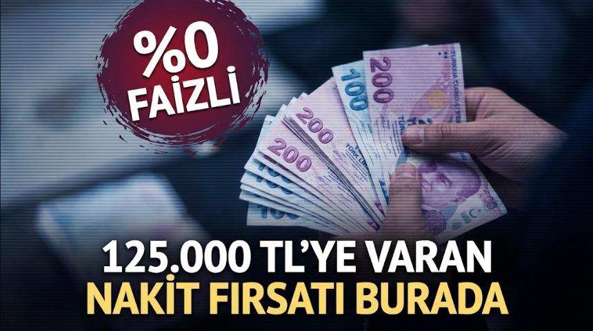 Akbank'tan %0 faizli toplamda 125.000 TL'ye varan nakit fırsatı