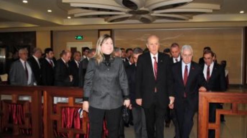 Devlet Bah&ccedil;eli Manavgat'tan ayrıldı