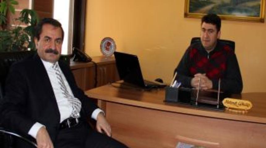 DP&Uuml; Rekt&ouml;r&uuml; Prof. Karaaslan'dan Cihan K&uuml;tahya b&uuml;rosuna ziyaret