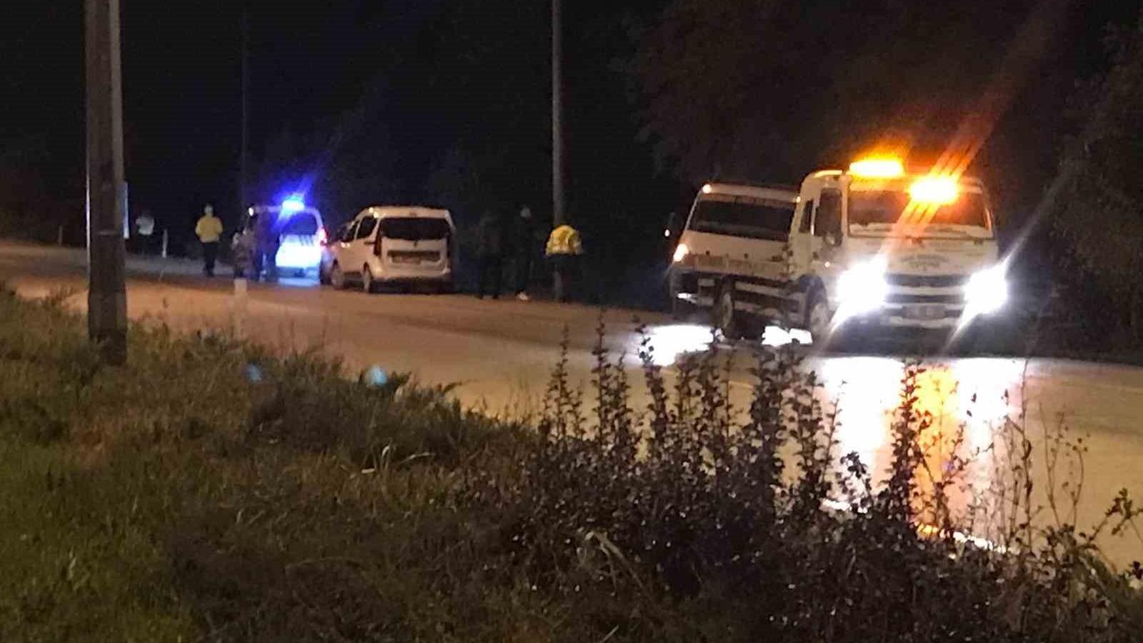 Ereğli’de otomobil şarampole düştü: 1 yaralı