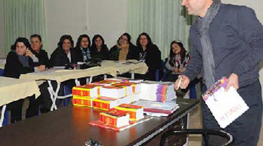 İlk K&uuml;rt&ccedil;e dersi Baydemir verdi