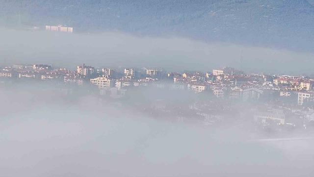 Muğla’da sis etkili oldu, kartpostallık görüntüler ortaya çıktı 6