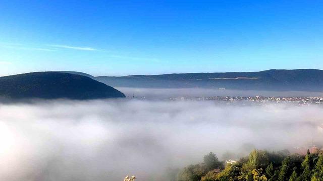 Muğla’da sis etkili oldu, kartpostallık görüntüler ortaya çıktı 2