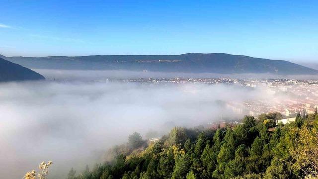 Muğla’da sis etkili oldu, kartpostallık görüntüler ortaya çıktı 1