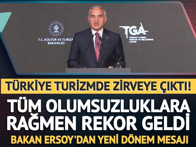 T&uuml;m olumsuzluklara rağmen turizmde tarihi rekor! 9 aylık gelir 51 milyar doları aştı