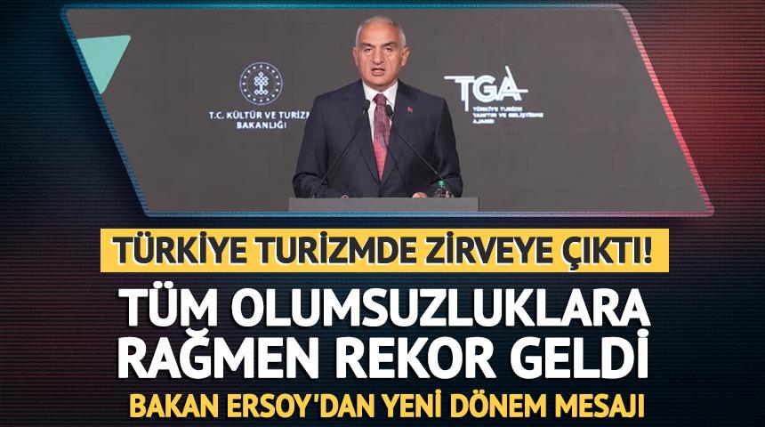 T&uuml;m olumsuzluklara rağmen turizmde tarihi rekor! 9 aylık gelir 51 milyar doları aştı