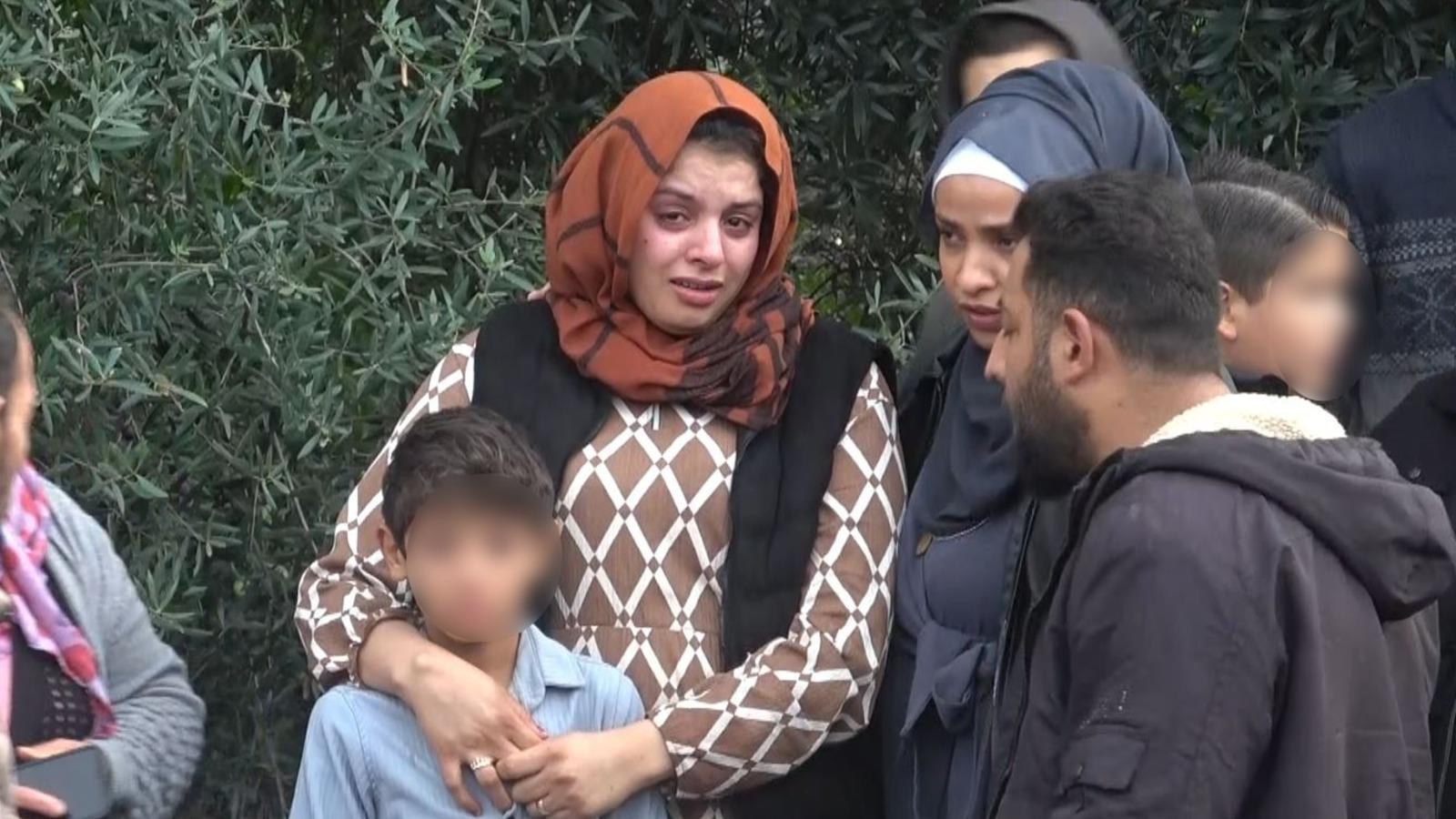 Evlerinin yanışını gözyaşları içinde çaresizce izlediler!