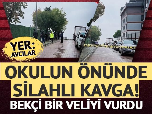 Yer: Avcılar... Okul önünde park kavgası: Bekçi bir veliyi vurdu!