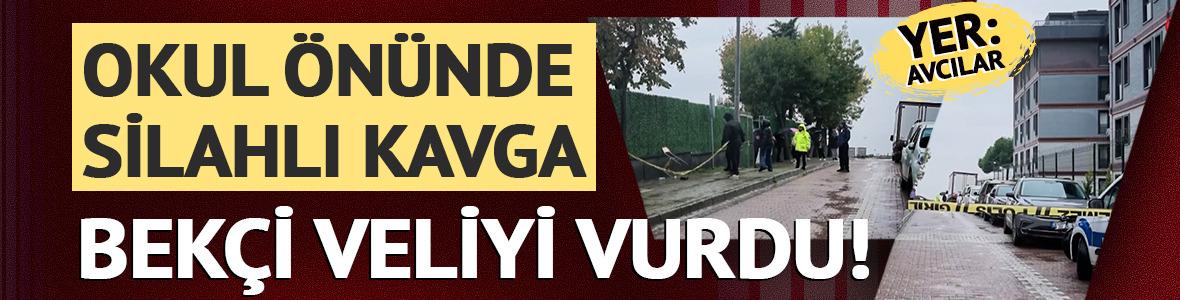 Yer: Avcılar... Okul &ouml;n&uuml;nde park kavgası: Bek&ccedil;i bir veliyi vurdu!