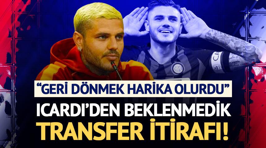 Mauro Icardi'den beklenmedik transfer itirafı! "Geri d&ouml;nmek harika olurdu"