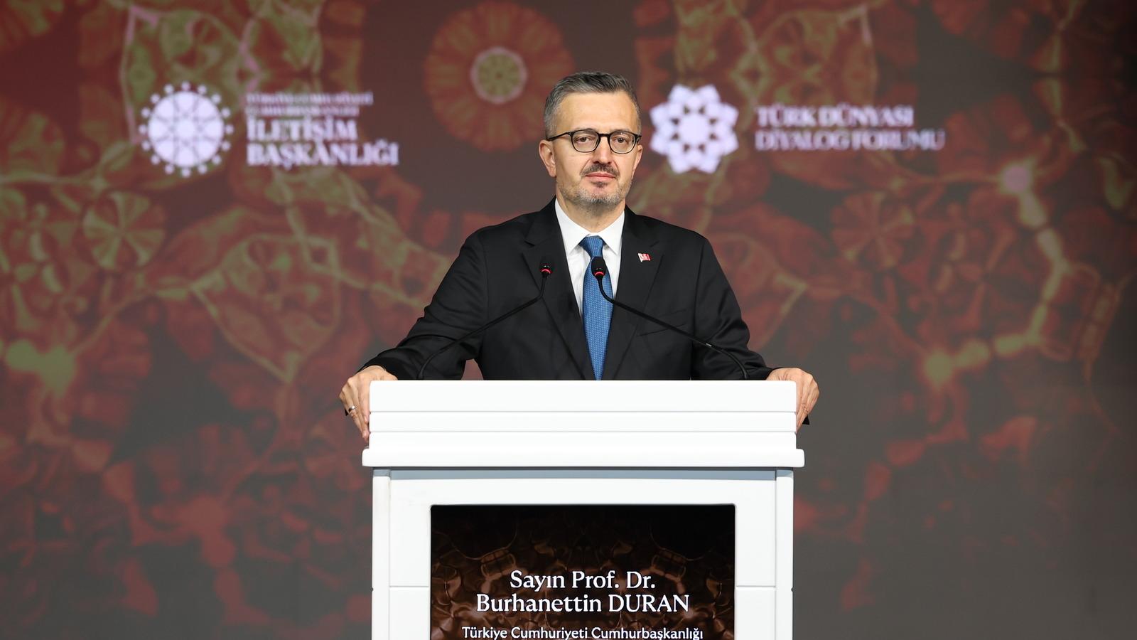 İletişim Başkanı Duran: "Ortak Türk dili modeli çağırısı oldukça önemli"