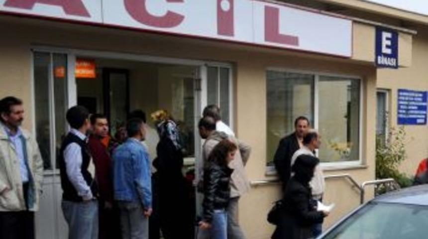 Katılım payından ka&ccedil;an hasta 'acil'i dolaştı