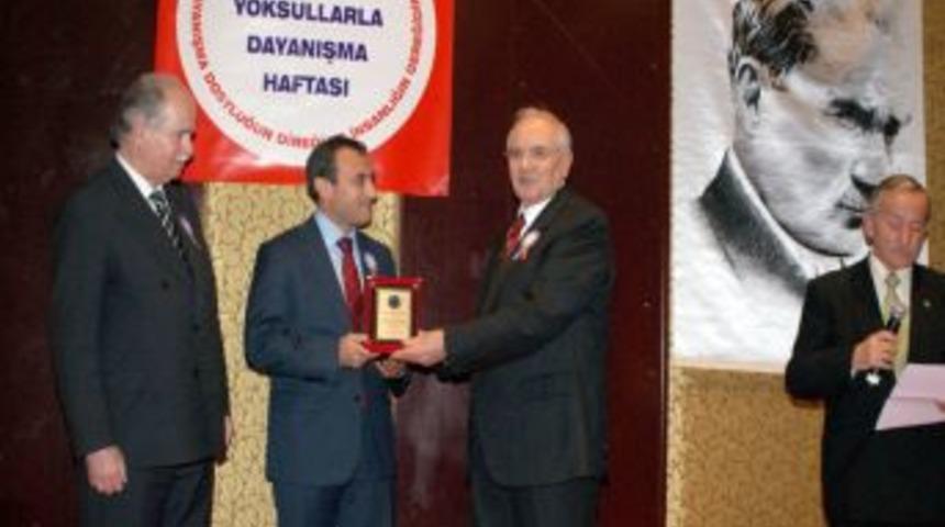 Kaymakam Sonel'e YOYAV'dan ş&uuml;kran belgesi