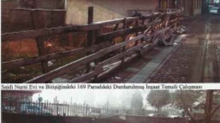 Bedi&uuml;zzaman Said Nursi'nin evinin yanına 7 katlı bina