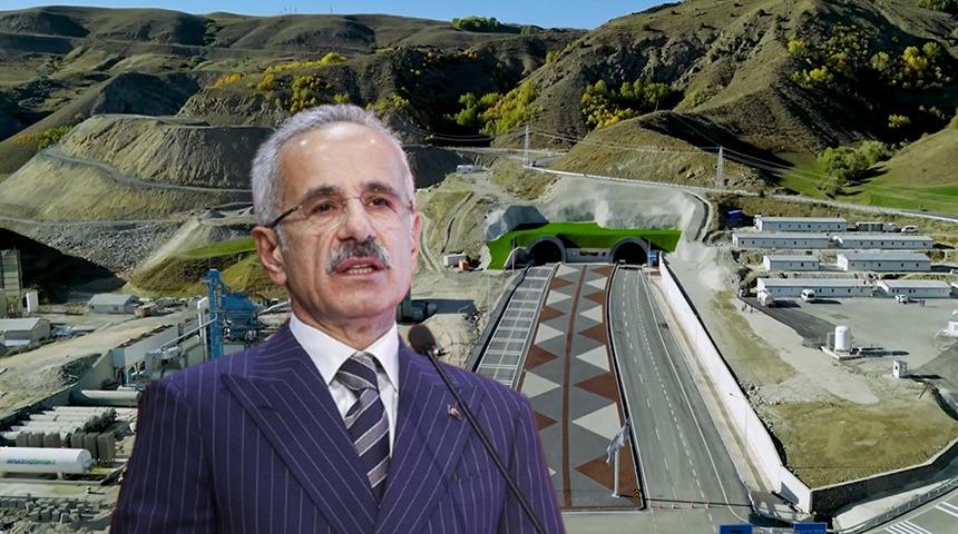 Erzurum-Rize yolundaki Dallıkavak T&uuml;neli yarın hizmete a&ccedil;ılacak
